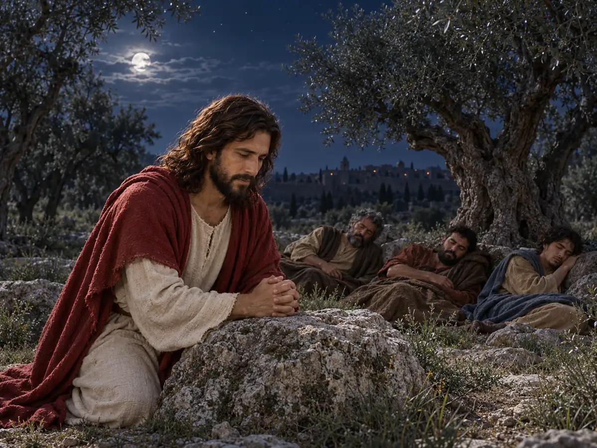 La oración de Jesús en el huerto