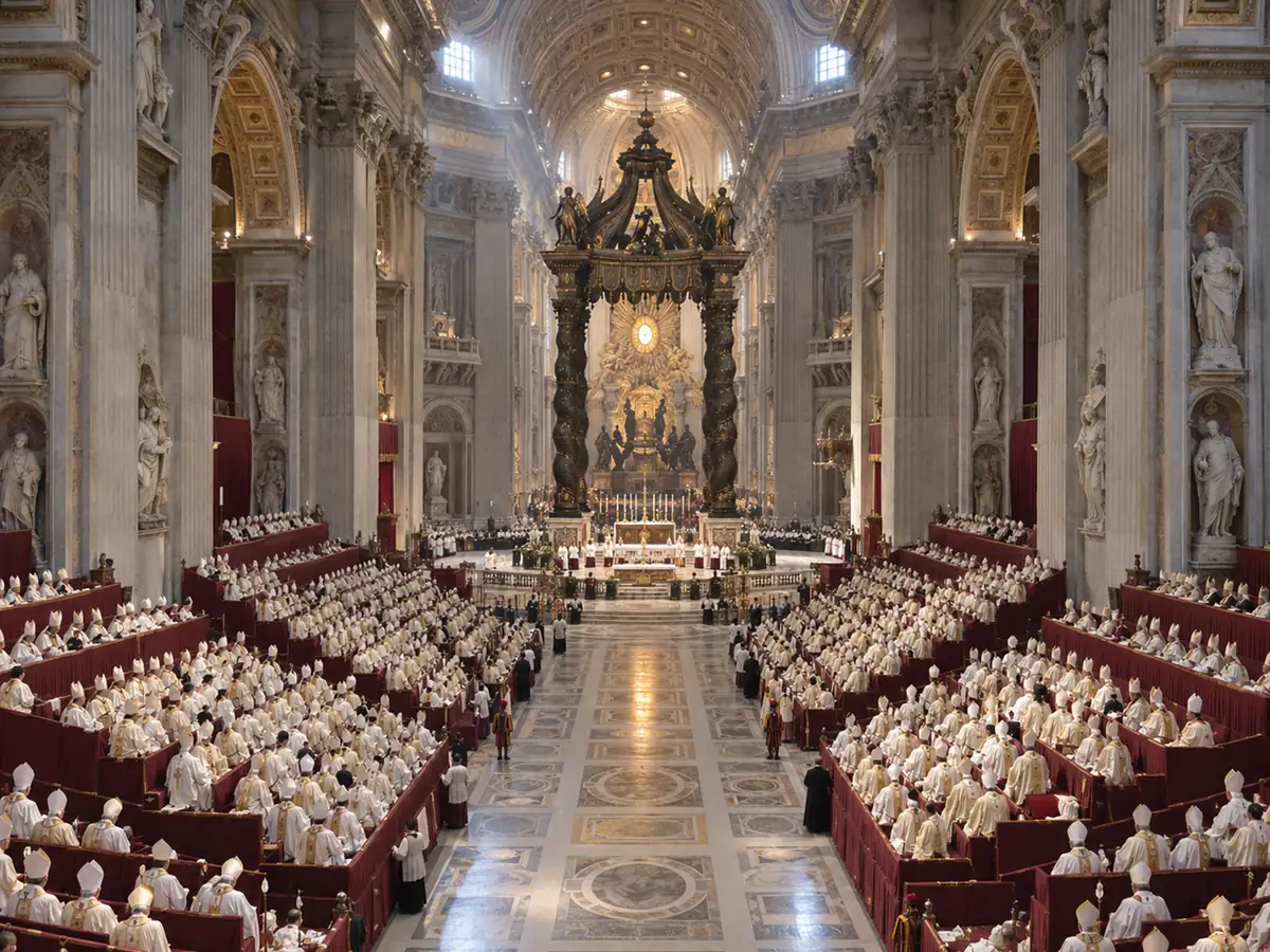 El Concilio Vaticano II: recreación artística