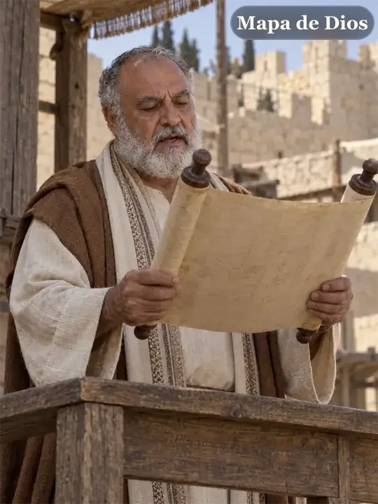 Recreación artística de Esdras