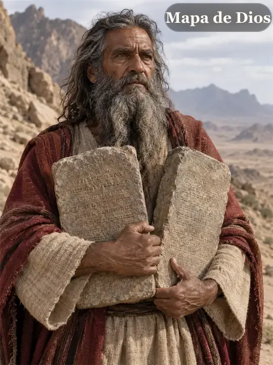 Recreación artística de Moisés