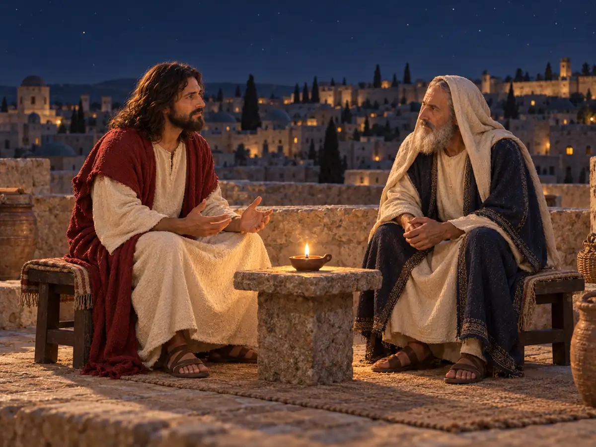 Tanto amó Dios al mundo: recreación artística del Evangelio de este día