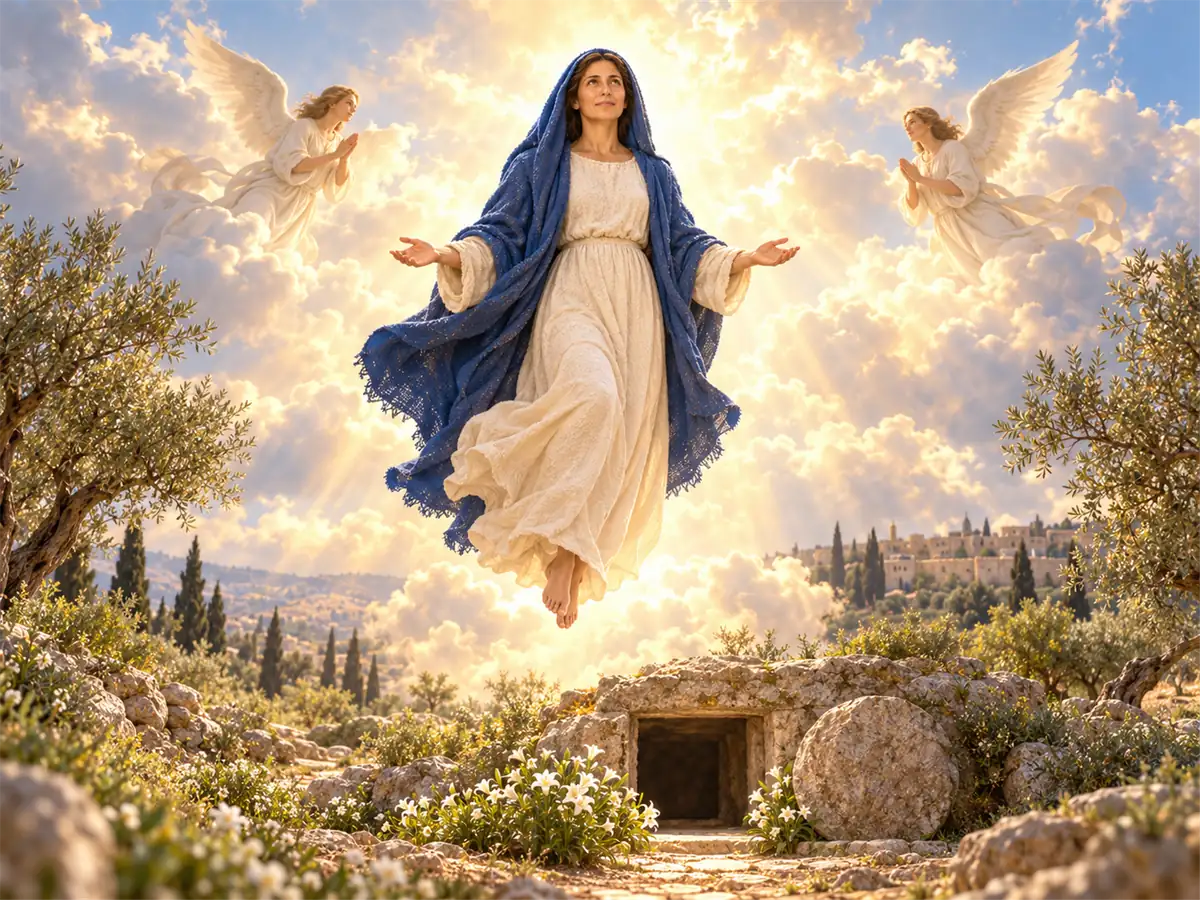 La asunción de María al cielo